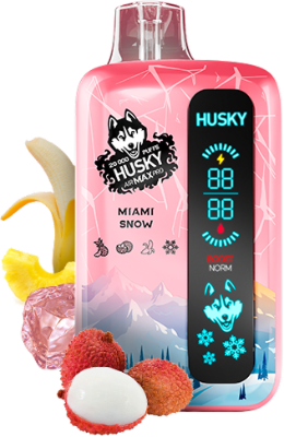 HUSKY AIRMAX PRO 20000 Miami Snow (Личи, ананас, банан и лед)
