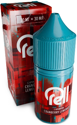 Cranberry Lemonade 20мг RELL AZURE SALT 30мл Жидкость