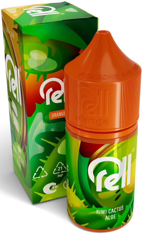 Жидкость для ЭСДН RELL ORANGE 28мл 0мг Kiwi cactus aloe