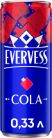 Напиток газированный "EVERVESS", 0,33л, Ж/Б Cola