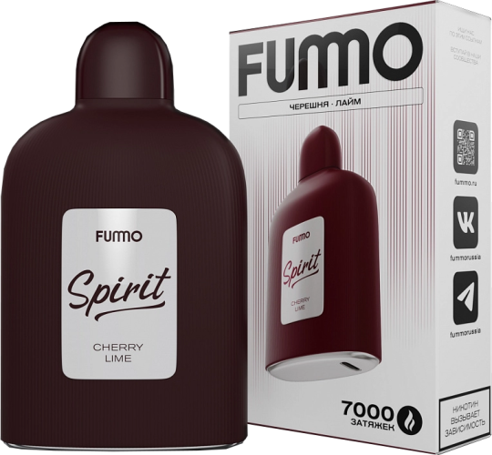ЭСДН FUMMO SPIRIT 7000 2% Cherry Lime (Черешня Лайм)