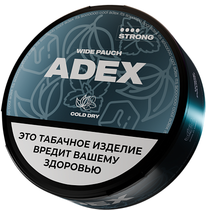 Жевательный табак ADEX WIDE 12гр. Cold Dry STRONG