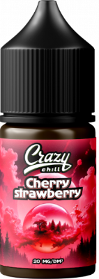 Жидкость для ЭСДН CRAZY CHILL SALT 3мл 20мг Вишня клубника Hard