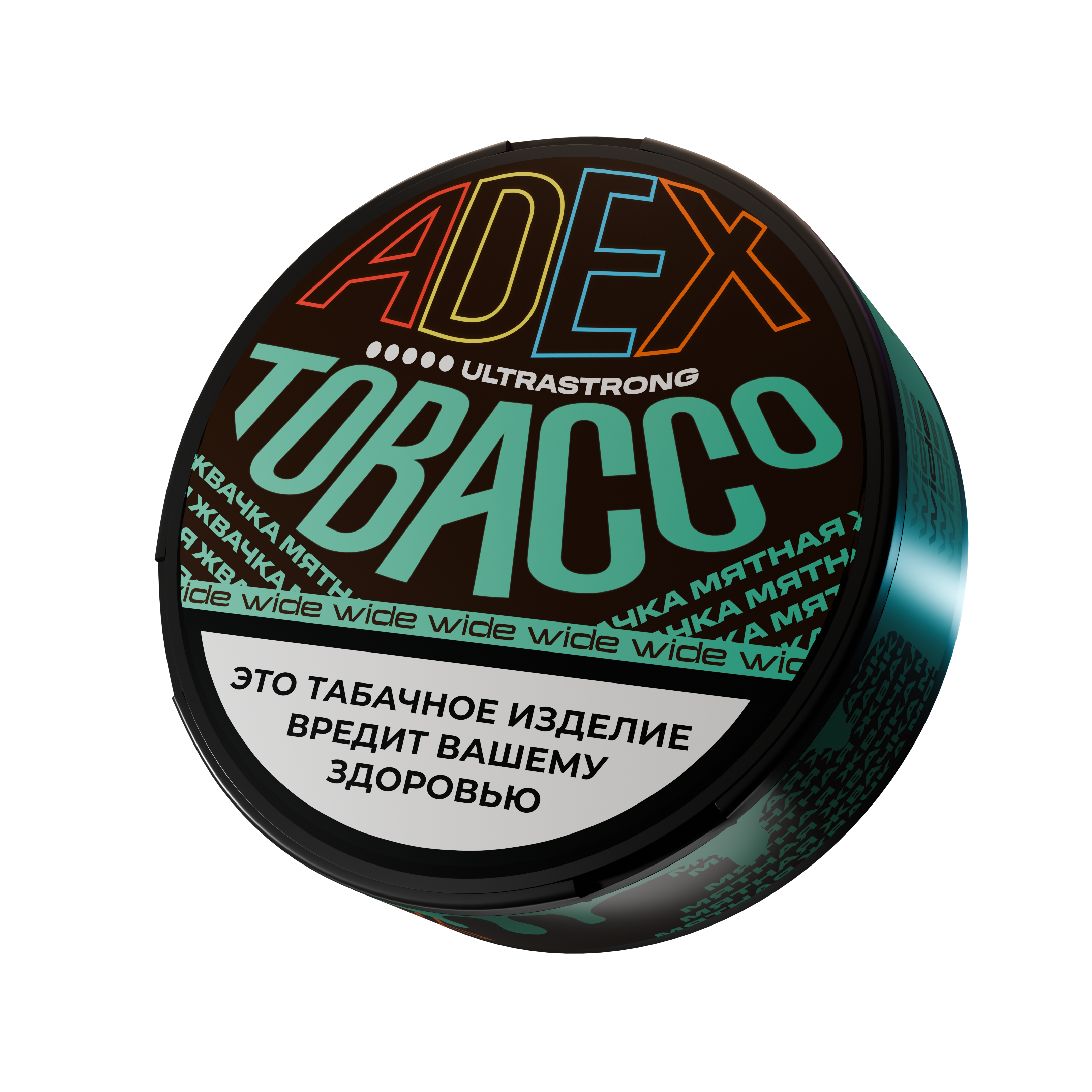 Жевательный табак ADEX WIDE 12гр. МЯТНАЯ ЖВАЧКА STRONG