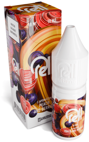 Жидкость для ЭСДН RELL ULTIMATE SALT 10мл 20мг Peach Berry