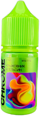 Жидкость для ЭСДН CHROME SOUR SALT 27мл 20мг Крыжовник Апельсин