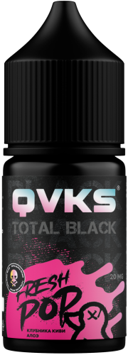 Ароматизатор для 30мл QVKS TOTAL BLACK KONSTRUKT Клубника Киви Алоэ
