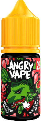 Жидкость для ЭСДН Angry Vape SALT 30мл 20мг Опоссум Хвастун (Арбузная жвачка)