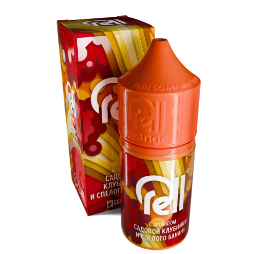 Ароматизатор для 30мл RellOrange с ароматом Садовой клубники и спелого банана