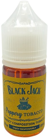 Peppery Tobacco 20мг Black Jack SALT 30мл Жидкость