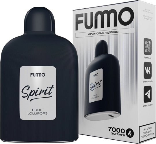 ЭСДН FUMMO SPIRIT 7000 2% Fruit Lollipops (Фруктовые Леденцы)