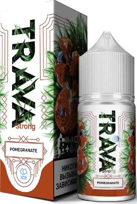 Жидкость для ЭСДН Trava SALT 30мл 20мг Pomegranate (Гранат) STRONG