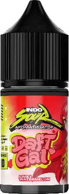 Ароматизатор для 30мл IndoSour Daft Gal (арбуз и кислый лайм)