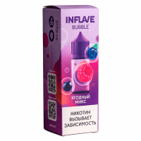Холодный ягодный микс 20мг INFLAVE BUBBLE SALT 30мл Жидкость