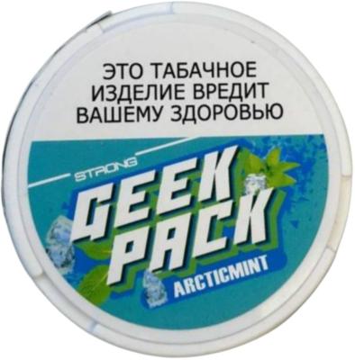 Жевательный табак GEEK PACK (ARCTICMINT) STRONG М