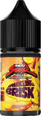 Ароматизатор для 30мл IndoSour Sparkling Brisk (цитрусовый тоник с грейпфрутом и лаймом)