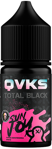 Ароматизатор для 30мл QVKS TOTAL BLACK KONSTRUKT Хурма Земляника Арбуз