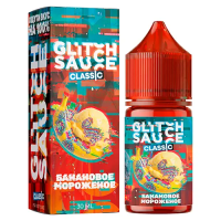 Банановое мороженое 20мг Glitch Sauce Classic SALT 30мл Жидкость