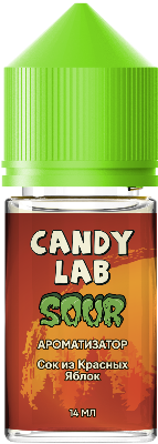 Ароматизатор для 30мл CandyLab SOUR "Red Apple Redemption" (Сок из Красных Яблок)