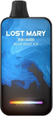 ЭСДН Lost Mary BM16000 2% Blue Razz Ice (Голубика Малина Лёд)