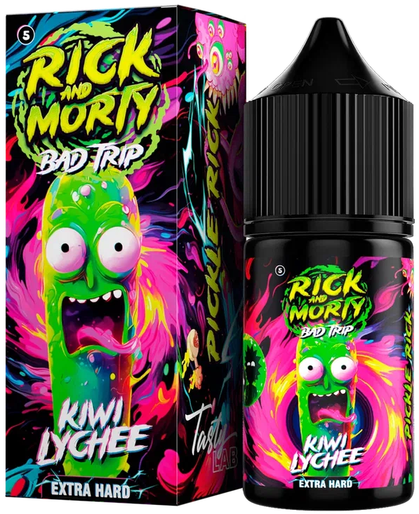 Киви Личи 20мг Hard RICK AND MORTY BAD TRIP SALT 30мл Жидкость