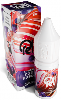 Жидкость для ЭСДН RELL ULTIMATE SALT 10мл 20мг Lychee Blueberry