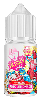 Pink Lemonade 20мг HUSKY Import White 3xICE SALT 30мл Жидкость