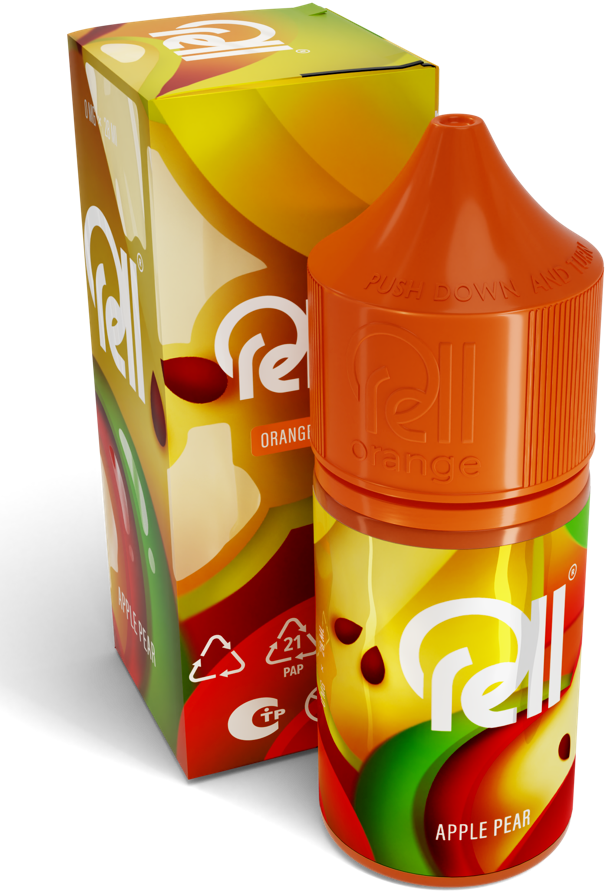 Жидкость для ЭСДН RELL ORANGE 28мл 0мг Apple pear