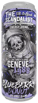 Энергетик "The Scandalist Energy Drink", 0,33л, Ж/Б GENEVE 1988