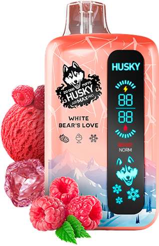 HUSKY AIRMAX PRO 20000 White Bears Love (Малиновый сорбет со льдом)