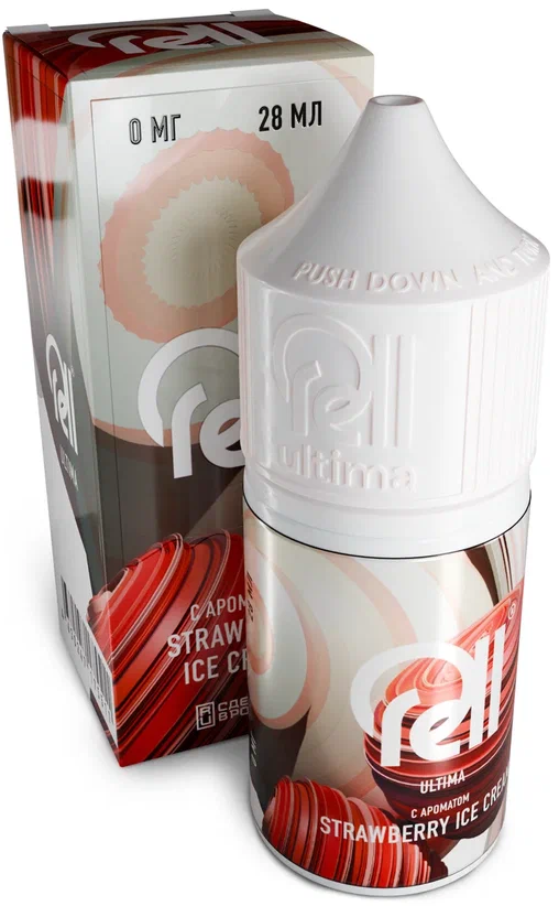 Жидкость для ЭСДН RELL ULTIMA 3мл 0мг Strawberry ice Cream