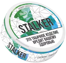 Жевательный табак Stalker 8гр SLIM (double mint с ароматом двойной мяты) М