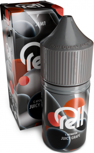 Жидкость для очистки картриджей ЭСДН RellGray с ароматом сочного винограда