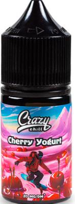 Жидкость для ЭСДН CRAZY CHILL SALT 3мл 20мг Вишневый йогурт Hard