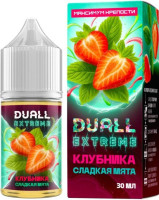 Клубника сладкая мята 20мг EXTRA HARD DUALL EXTREME SALT 30мл Жидкость