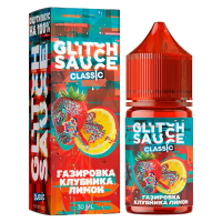 Газировка клубника-лимон 20мг Glitch Sauce Classic SALT 30мл Жидкость
