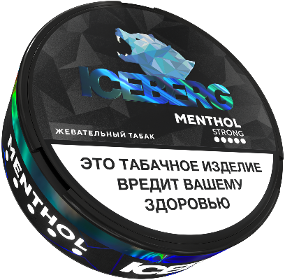 Жевательный табак ICEBERG 10гр SLIM Ментол STRONG М