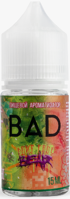 Ароматизатор для 30мл BAD Don't Care Bear (с ароматом дыни, груши и персика)