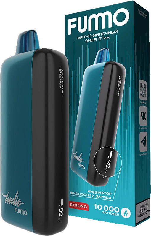 ЭСДН FUMMO INDIC 10000 2% Apple Mint Energy (Мятно-Яблочный Энергетик)