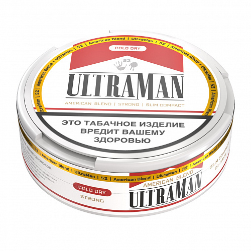Жевательный табак "52 ULTRAMAN" SLIM COMPACT Cold dry STRONG М