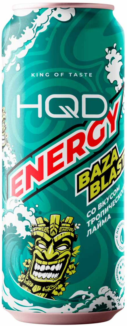 Энергетик "HQD", 0,45л, Ж/Б Baza Blast