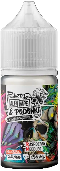 Raspberry needles (Малина Хвоя) 20мг ULTRA PODONKI & ALFA VAPE SALT 30мл Жидкость