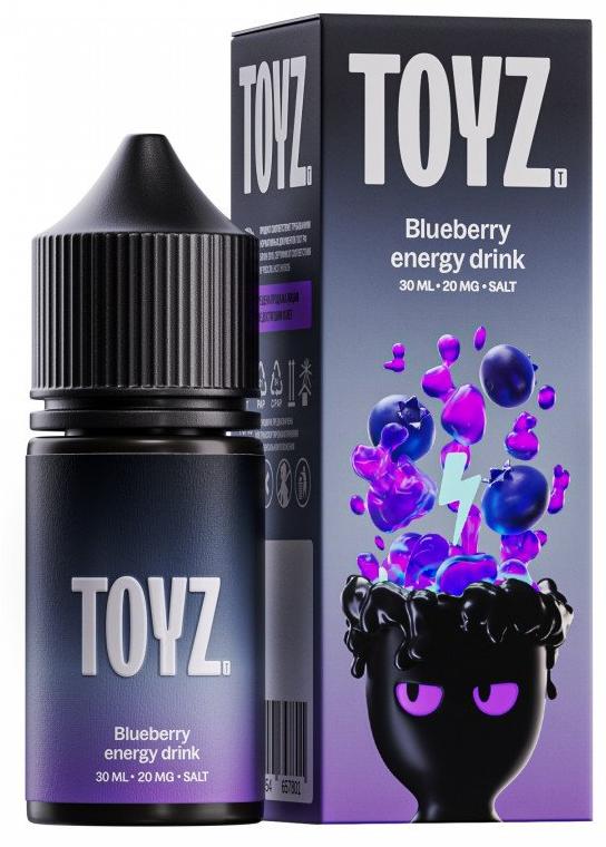 Blueberry energy drink 20мг Suprime Toyz SALT 30мл Жидкость