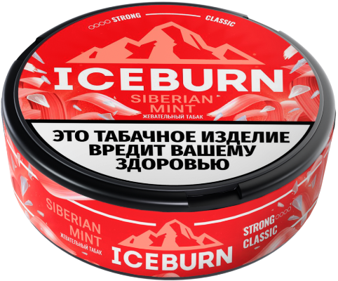 Жевательный табак ICEBURN 9,5гр CLASSIC Siberian Mint STRONG М