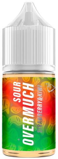 Жидкость для ЭСДН Overmuch Sour SALT 30мл 20мг Strawberry Kiwi