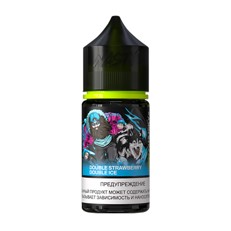 DOUBLE STRAWBERRY DOUBLE ICE 20мг HUSKY Х NASTY Import SALT 30мл Жидкость