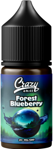 Жидкость для ЭСДН CRAZY CHILL SALT 3мл 20мг Лесная черника