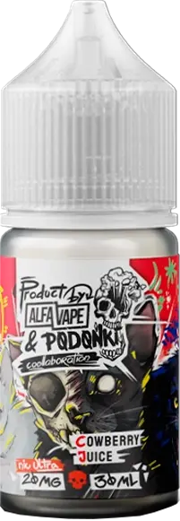 Cowberry juice (Брусничный морс) 20мг ULTRA PODONKI & ALFA VAPE SALT 30мл Жидкость