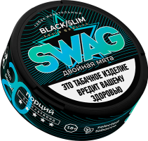 Жевательный табак SWAG 10гр SLIM ДАБЛМИНТ STRONG M