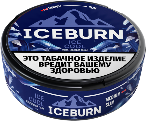 Жевательный табак ICEBURN 9,5гр SLIM Ice Cool MEDIUM М